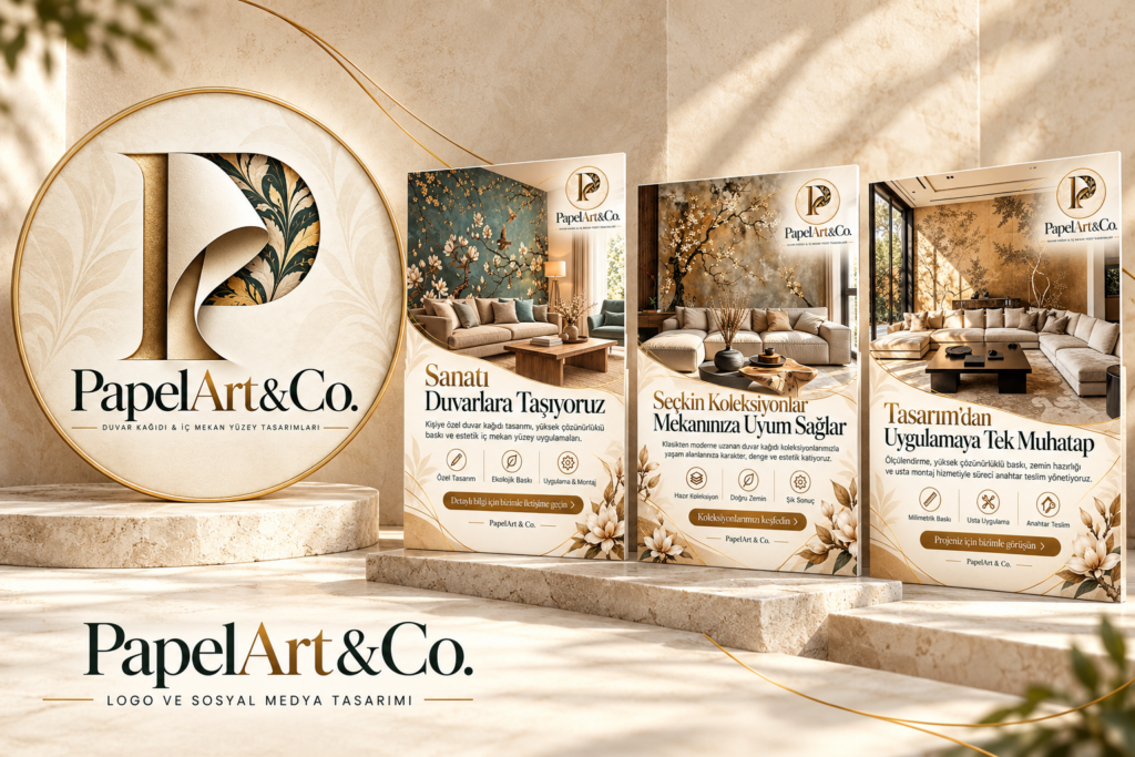 PapelArt & Co. — Logo ve Sosyal Medya Tasarımı — proje sunumu